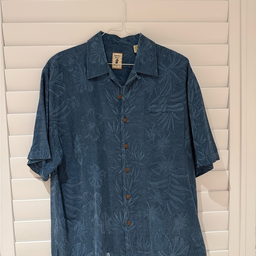 Men's blue Floral Shirt